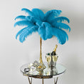 Load image into Gallery viewer, Ostrich Feather Spad Plumes 13-16" (Turquoise)