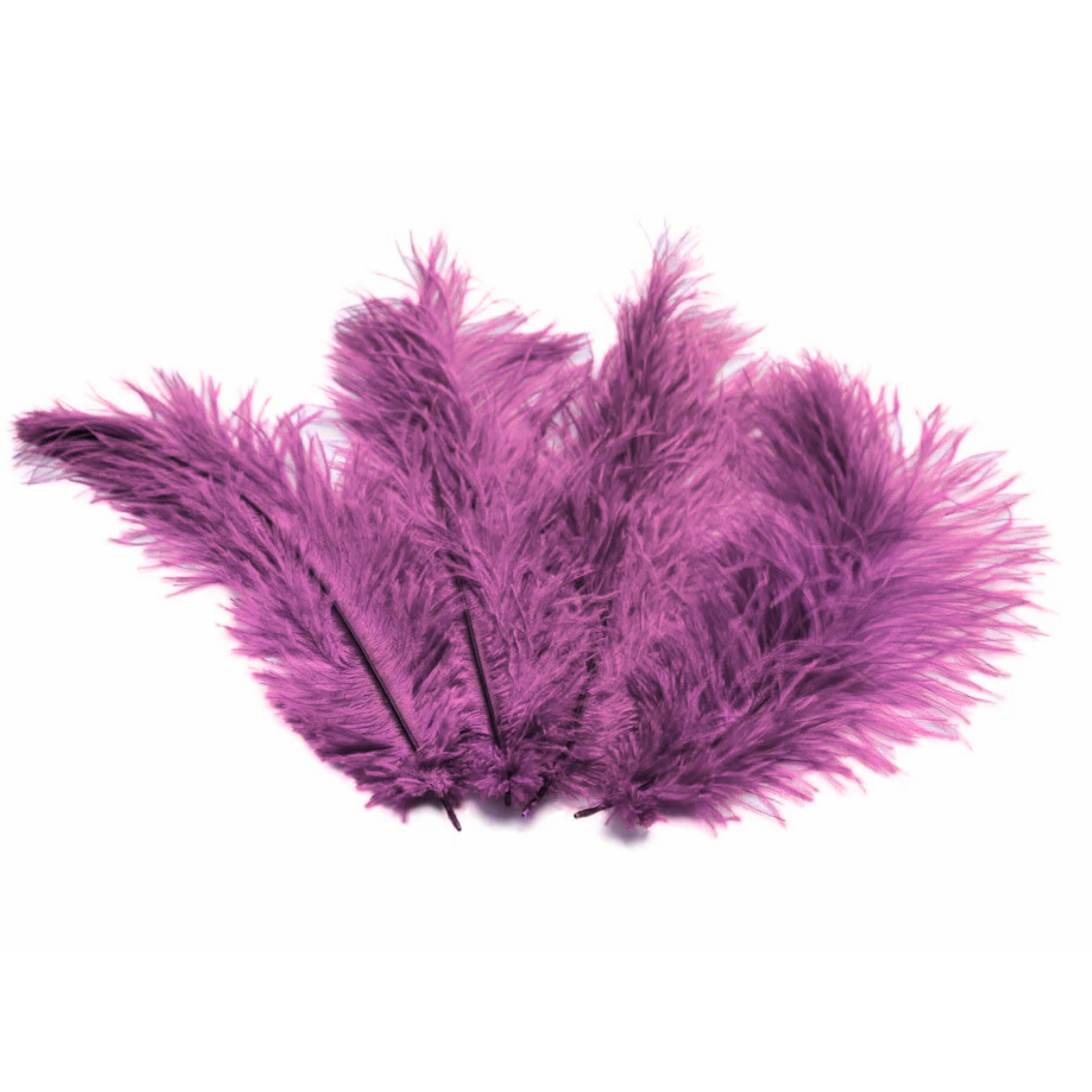 Ostrich Flexible Feathers 13-16" (Dusty Rose) - www.BuyOstrichFeathers.com