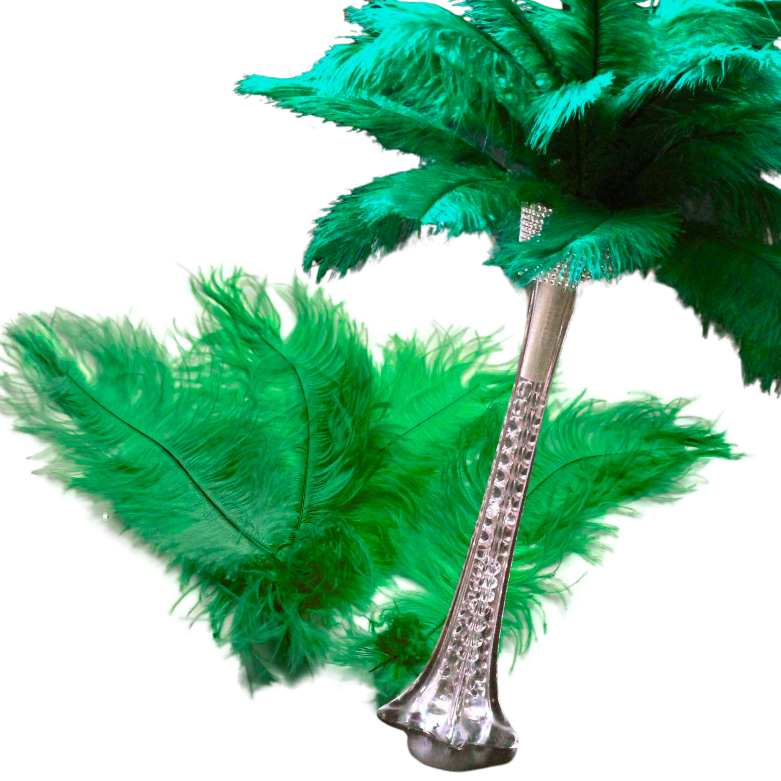 Complete Feather Centerpiece With 24