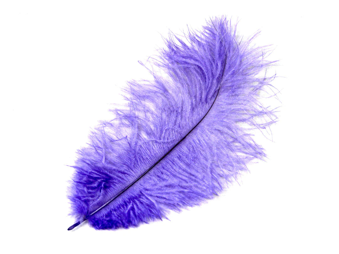 Ostrich Feather Tail Plumes 13-16 (Purple) for Sale Online