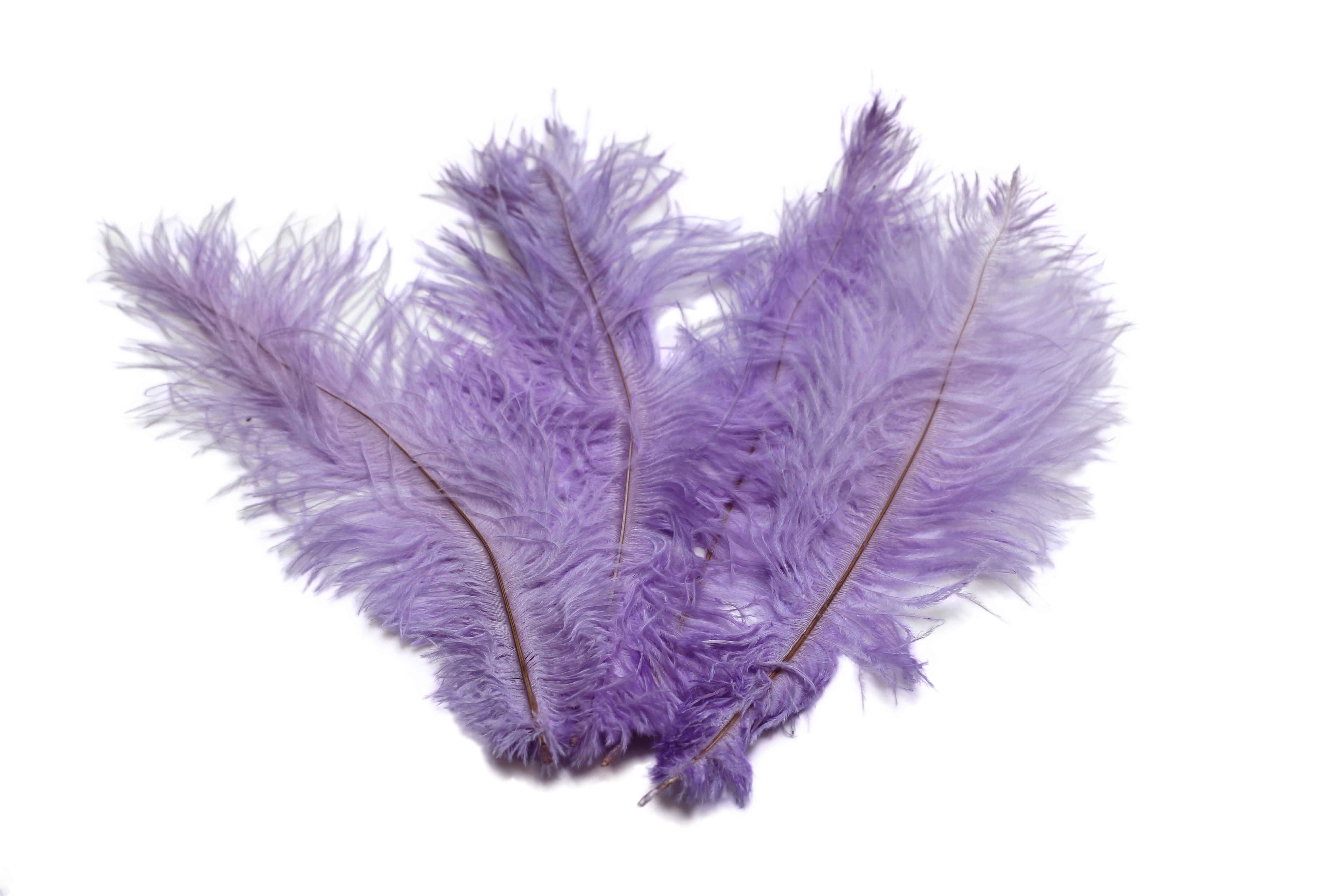lavender ostrich feathers
