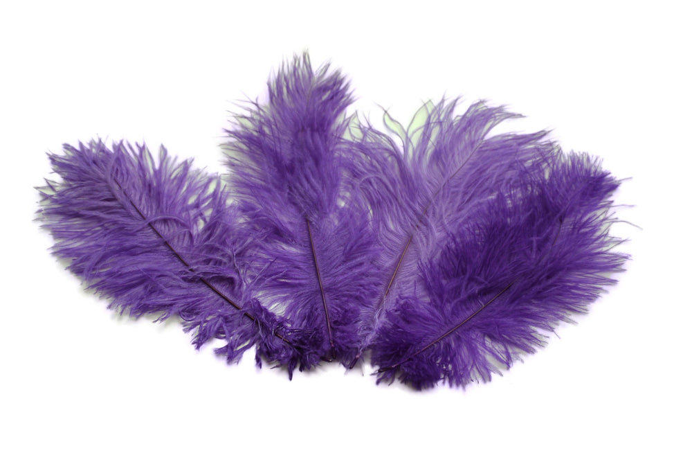 Ostrich Flexible Feathers 9-12" (Purple) - Buy Ostrich Feathers