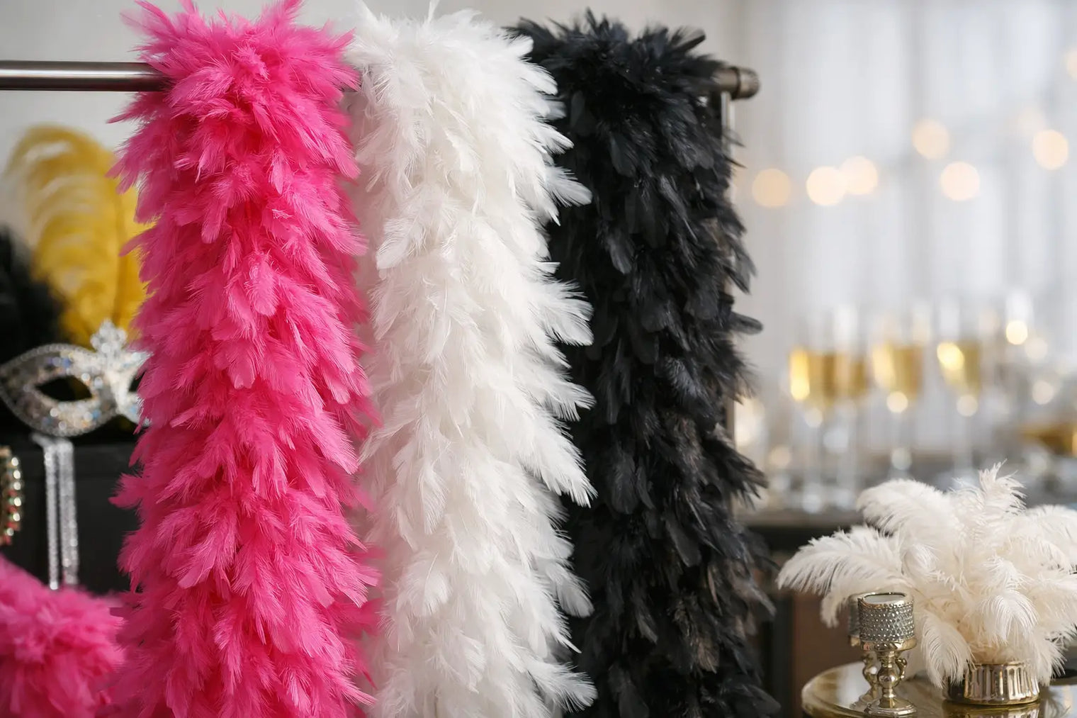 Feather Boas for Costumes, Decor, and Events