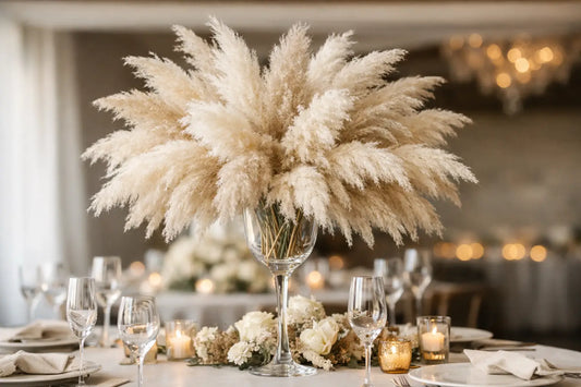 How to Arrange Plume Centerpieces