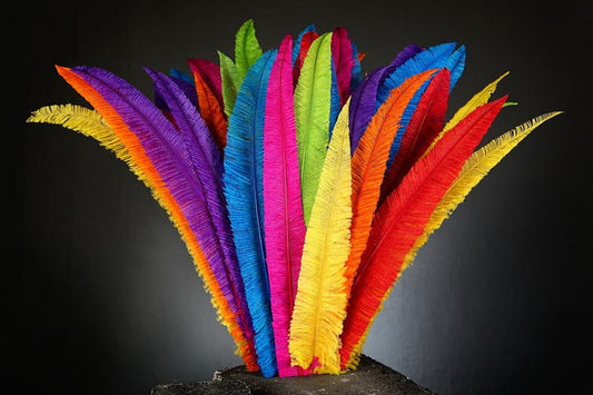 feather centerpiece