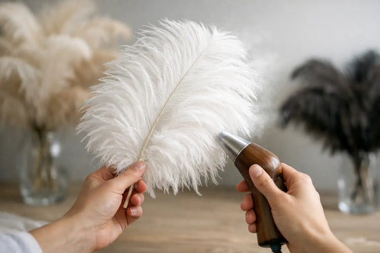 How to Fluff Ostrich Plumes Right