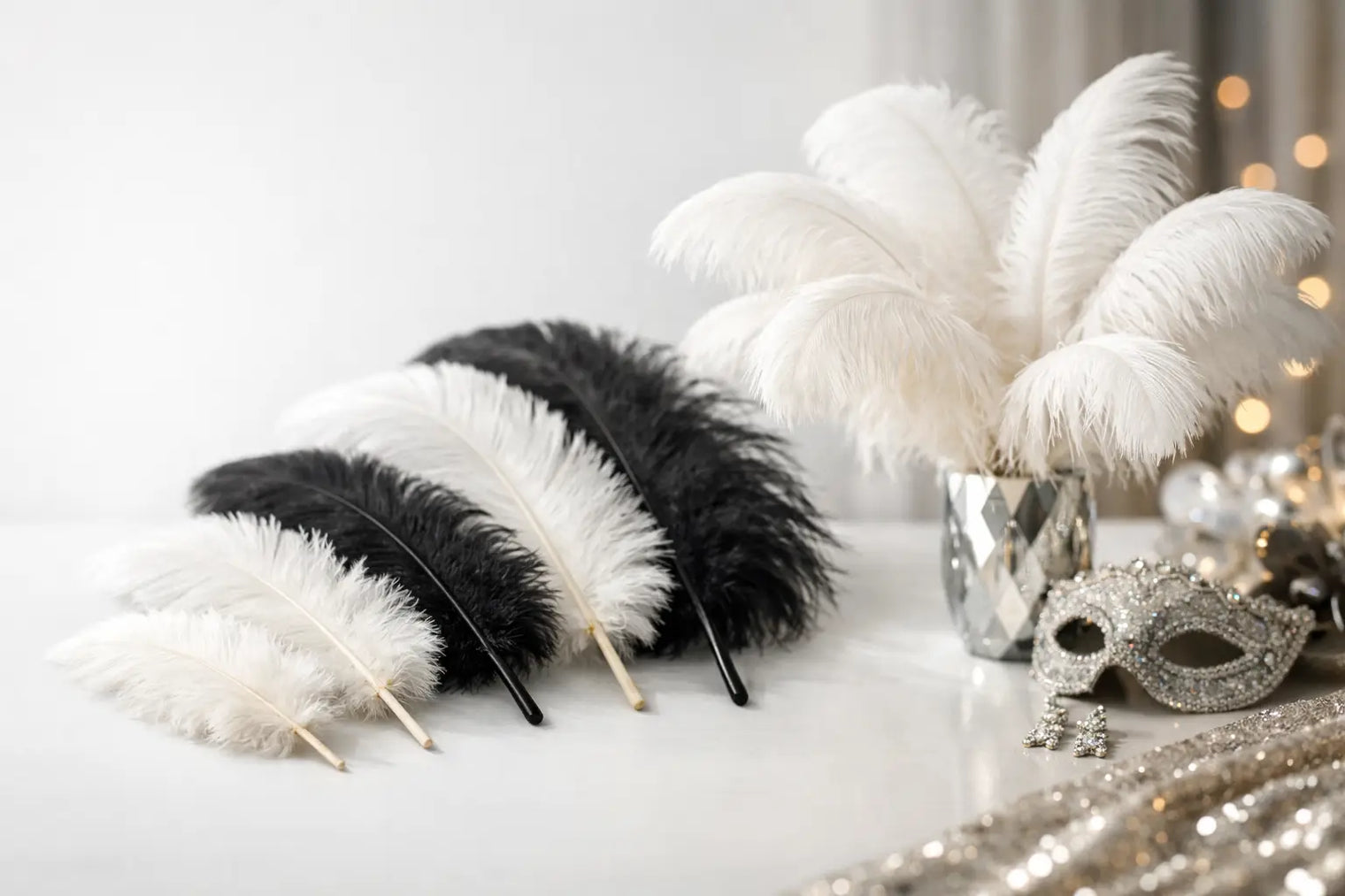 Ostrich Feather Size Guide for Decor and Costumes