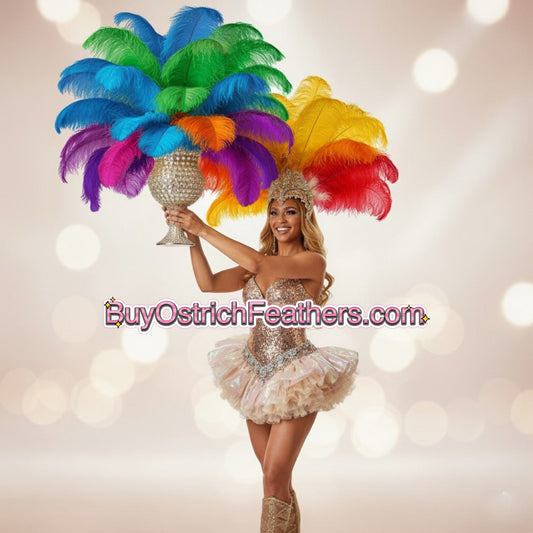 Elevate Your Creations: How to Dye Ostrich Feathers for Stunning Fans and Centerpieces from www.BuyOstrichFeathers.com