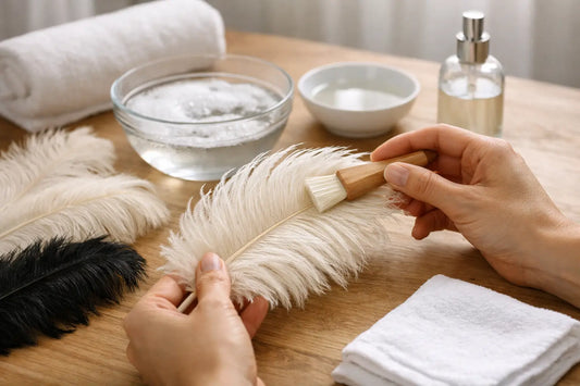 How to Clean Ostrich Feathers Properly