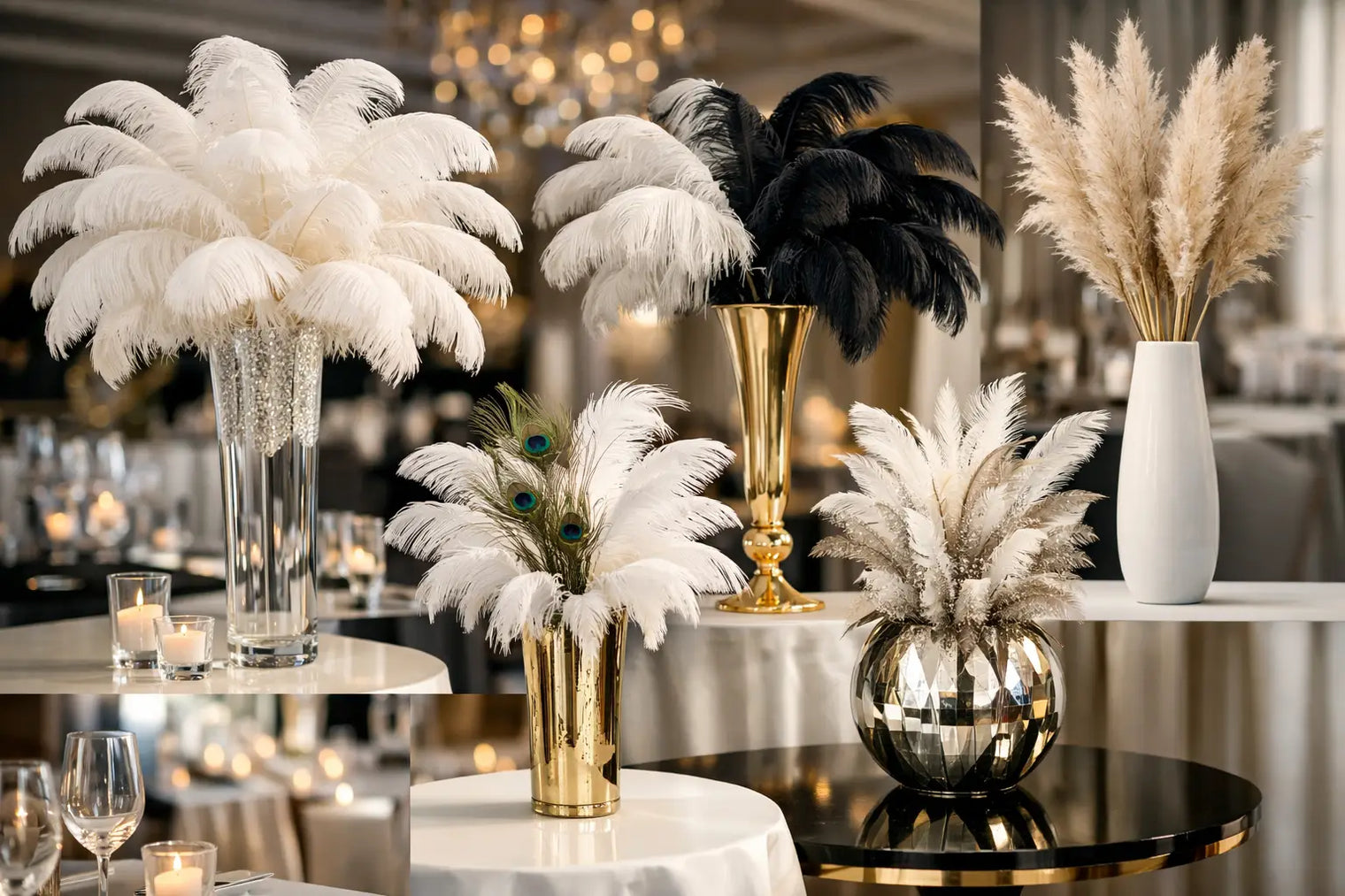 10 Feather Centerpiece Vase Ideas That Sell
