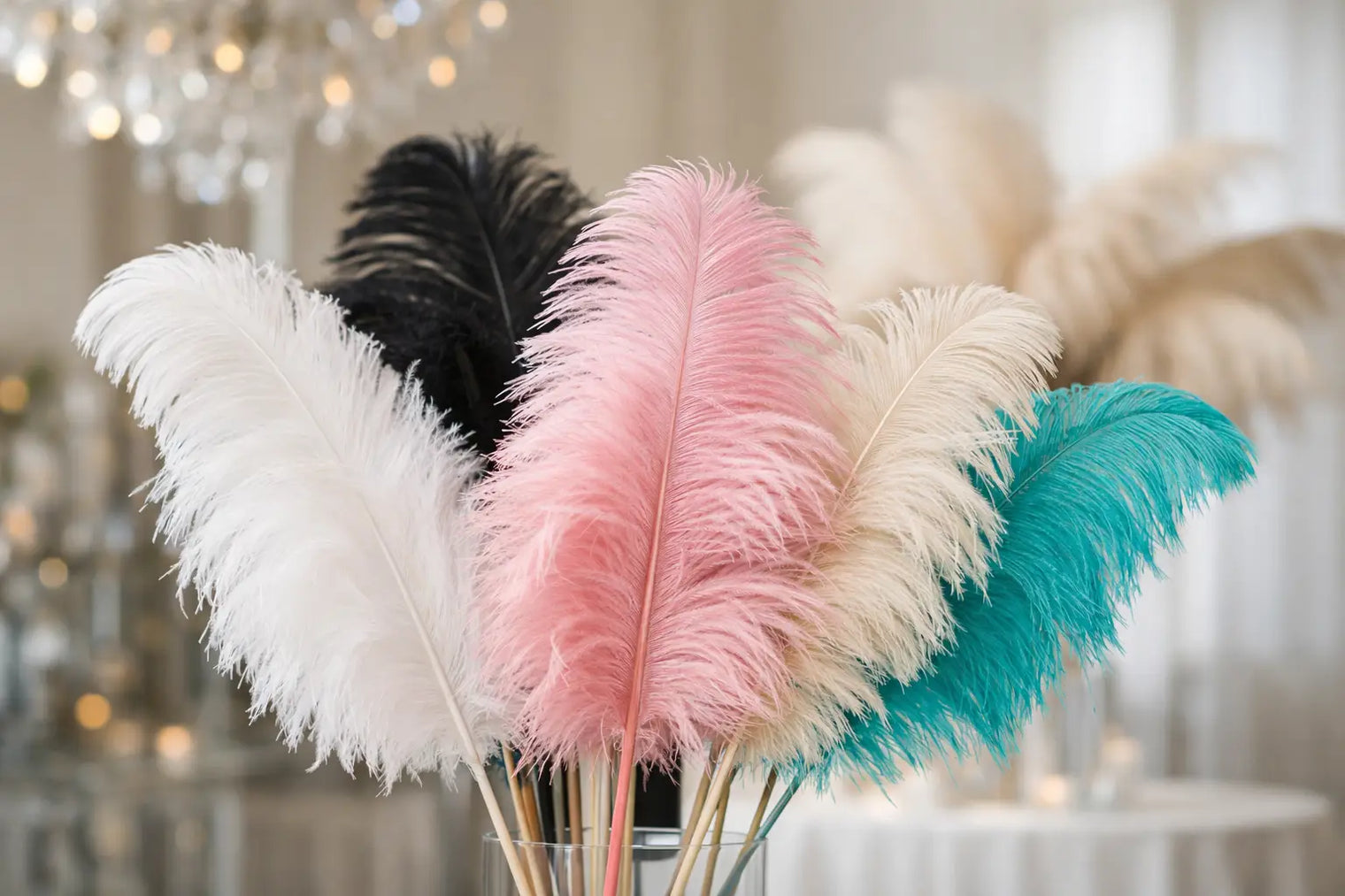 12- to 15 Inch Ostrich Feather Plumes