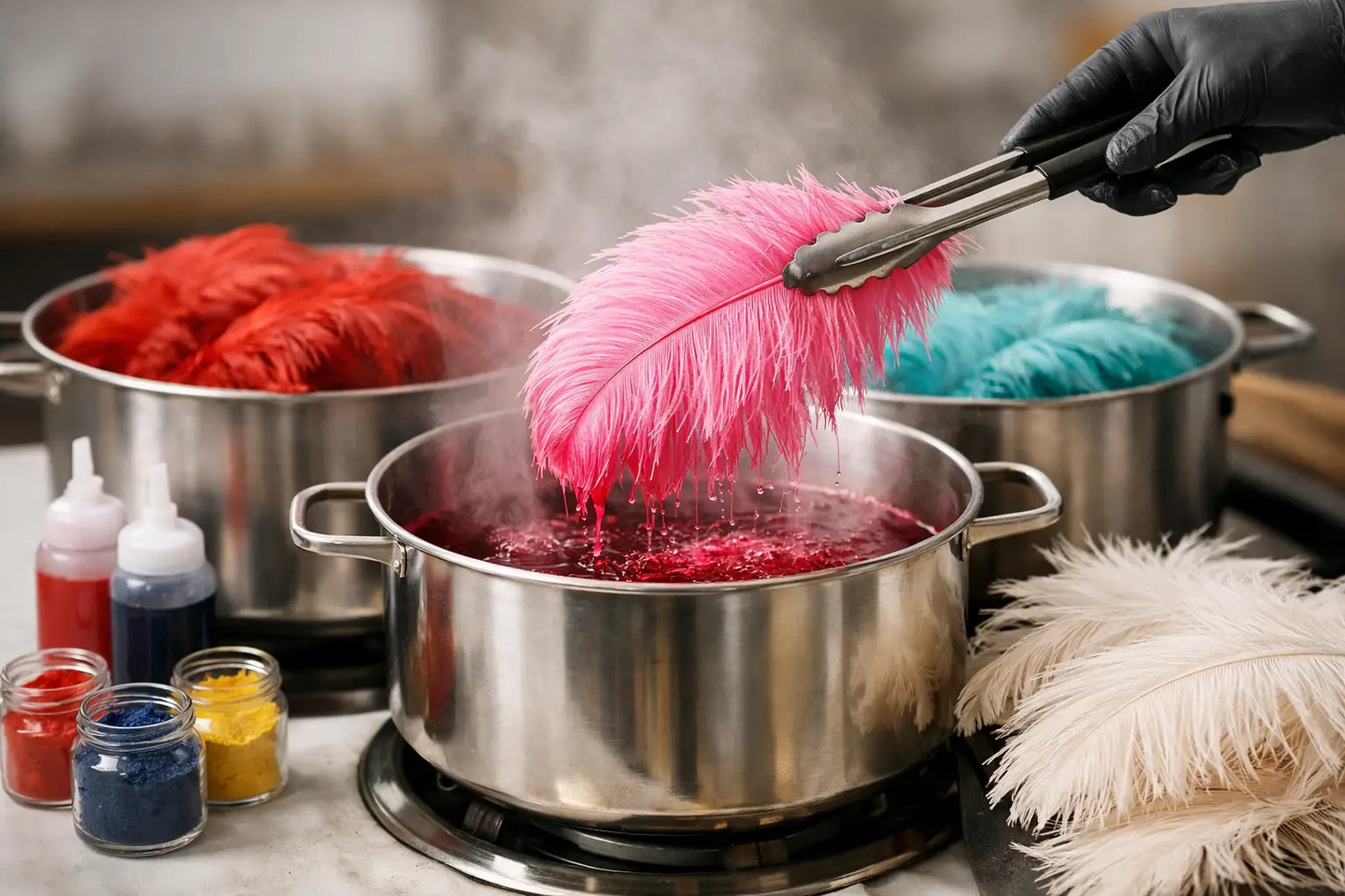 How to Dye Ostrich Feathers the Right Way