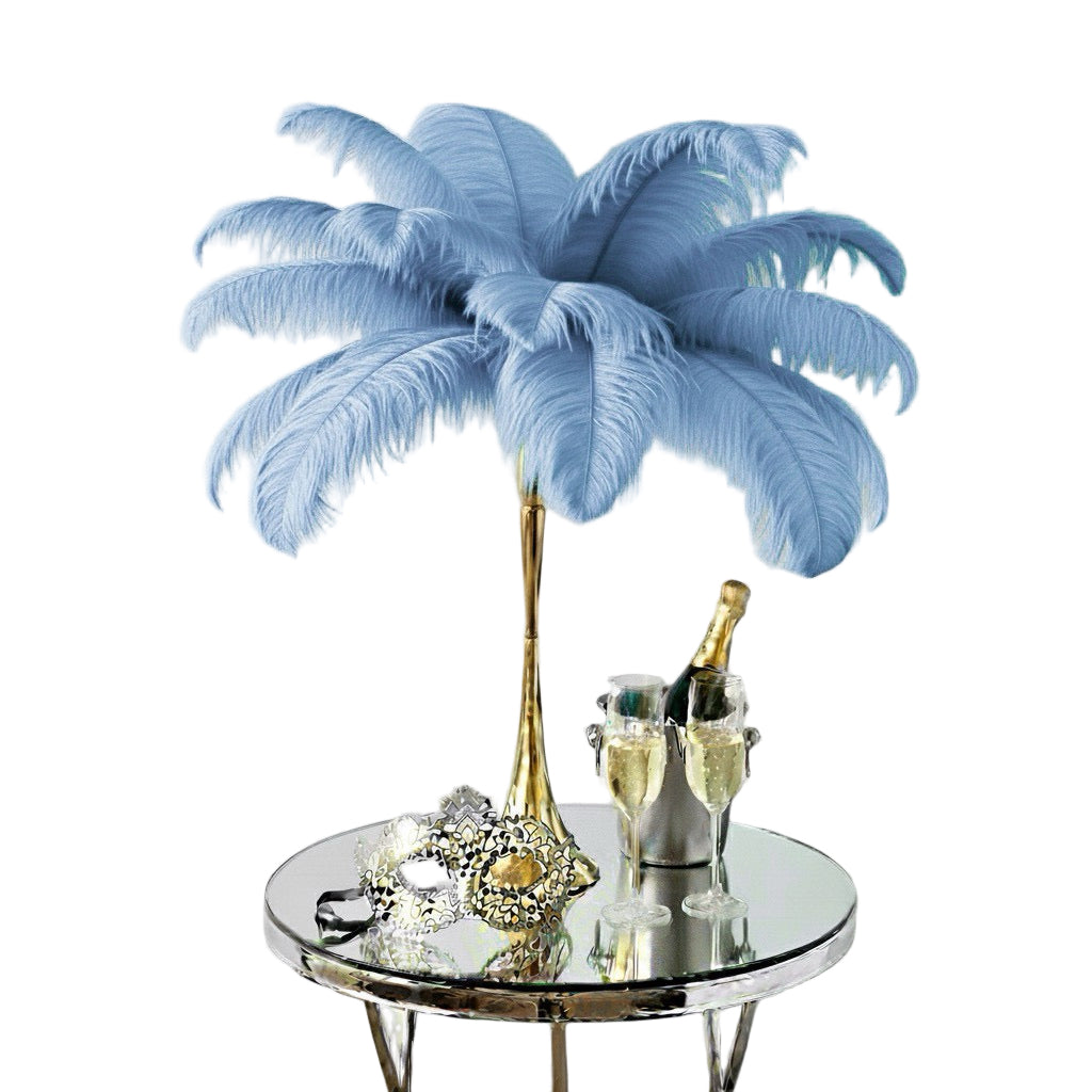 Ostrich Feather Spad Plumes 13-16" (Baby Blue)