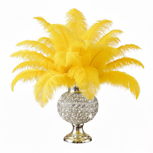 Ostrich Flexible Feathers 11-14" (Yellow)