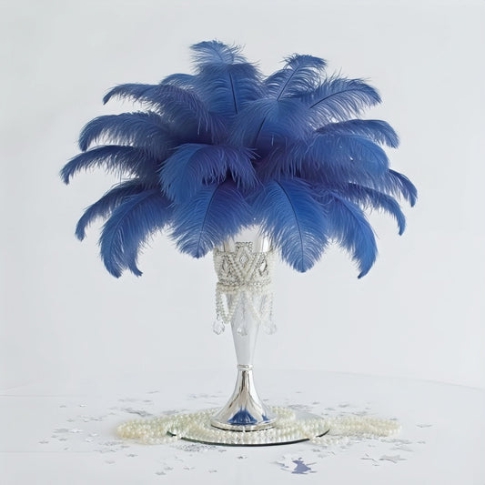 Ostrich Flexible Feathers 9-12" (Royal Blue)