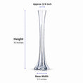 Load image into Gallery viewer, Eiffel Tower Vase, Pack of 6  (16" Vases) - www.BuyOstrichFeathers.com

