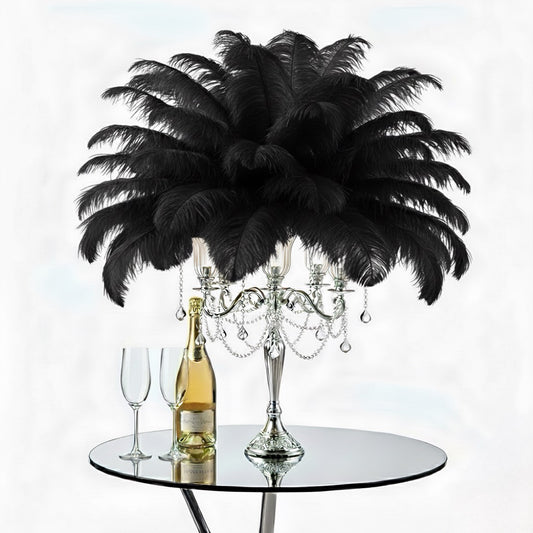 Ostrich Flexible Feathers 13-16" (Black)