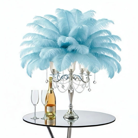 Ostrich Flexible Feathers 13-16" (Baby Blue)