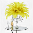 Load image into Gallery viewer, Ostrich Feather Tail Plumes 15-18" (Yellow) - www.BuyOstrichFeathers.com

