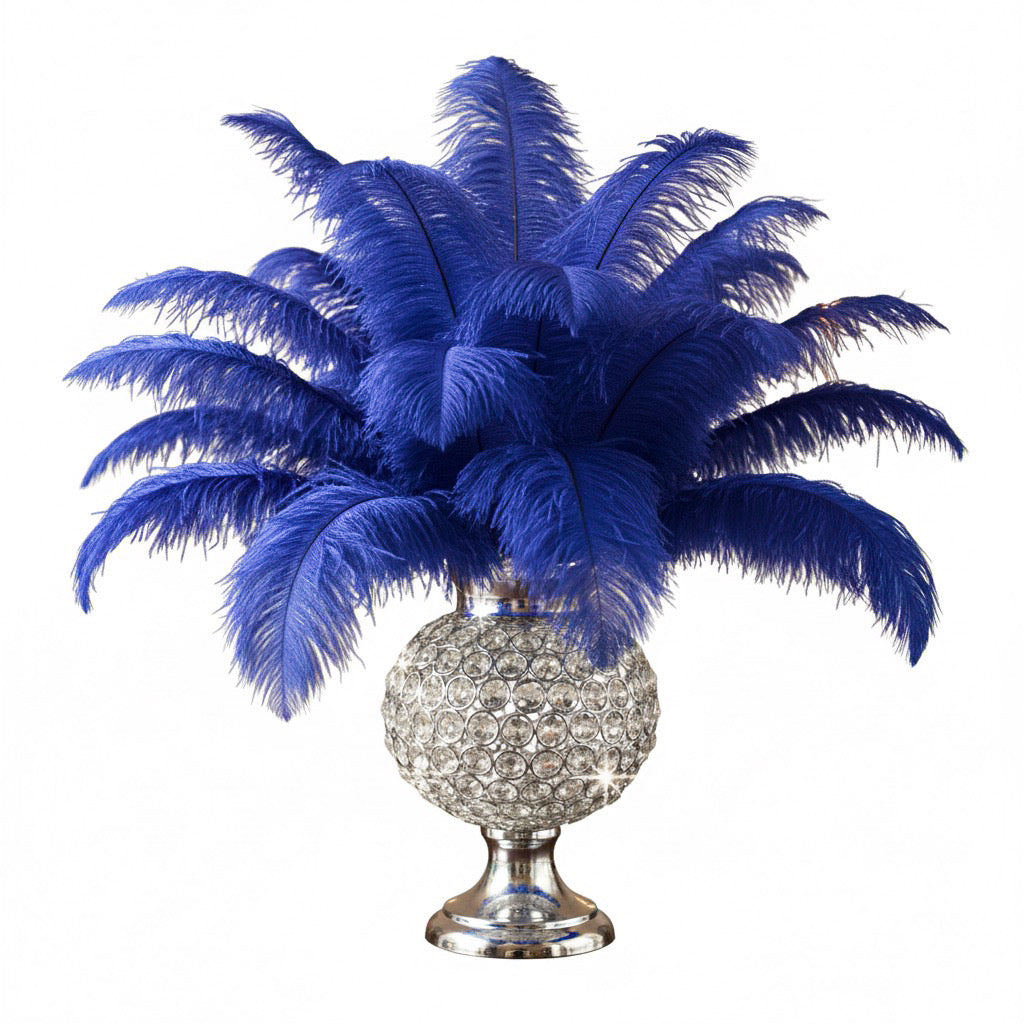 Ostrich Flexible Feathers 11-14" (Royal Blue)