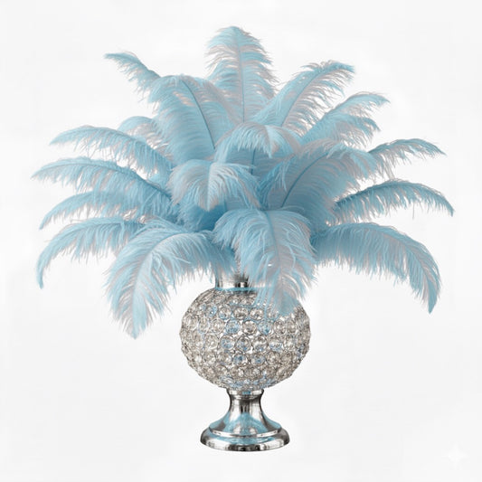 Ostrich Flexible Feathers 11-14" (Baby Blue)