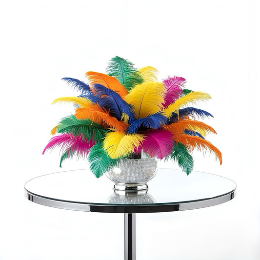Small Ostrich Feather Plumes 7-10" (Pack Of 50)