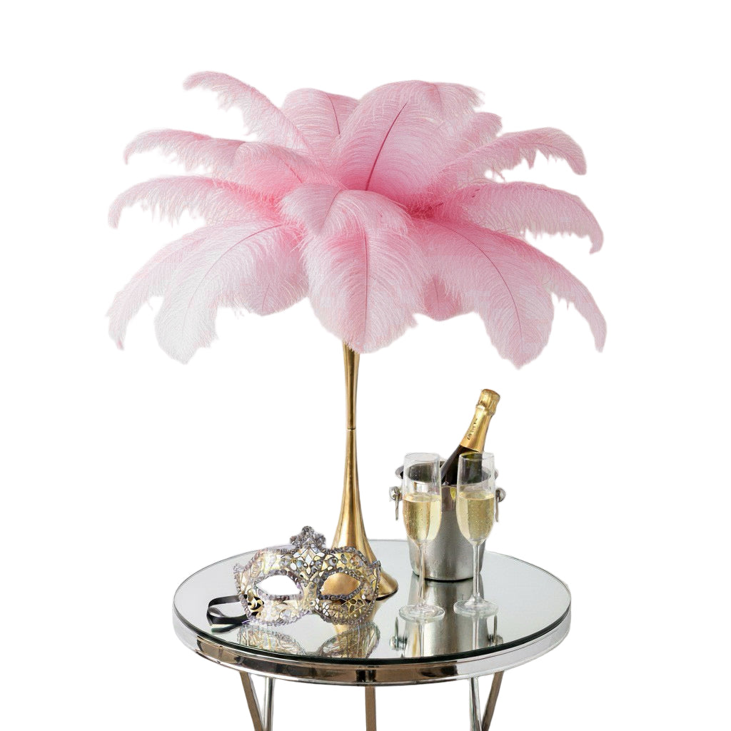 Ostrich Feather Spad Plumes 13-16" (Baby Pink)