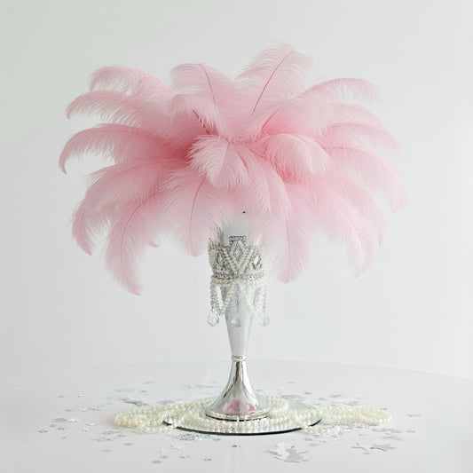Ostrich Flexible Feathers 9-12" (Baby Pink) - www.BuyOstrichFeathers.com