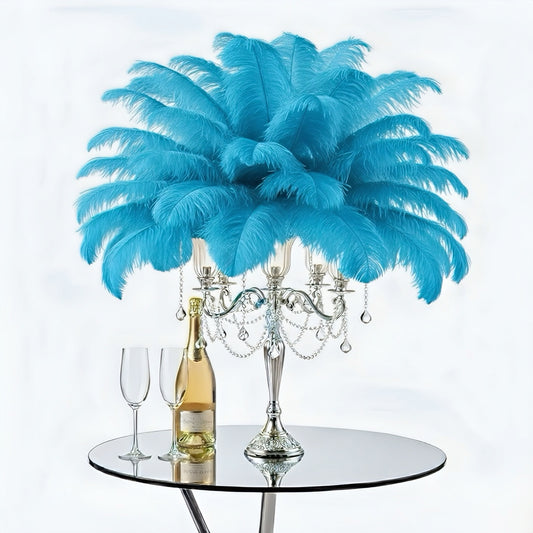 Ostrich Flexible Feathers 13-16" (Turquoise)