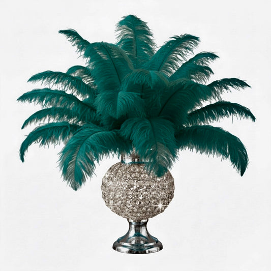 Ostrich Flexible Feathers 11-14" (Emerald Green)