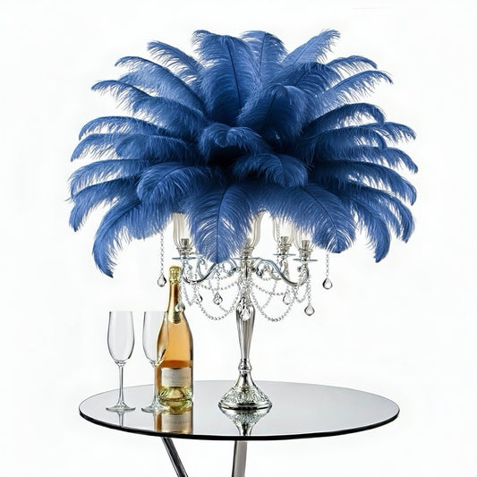Ostrich Flexible Feathers 13-16" (Royal Blue)
