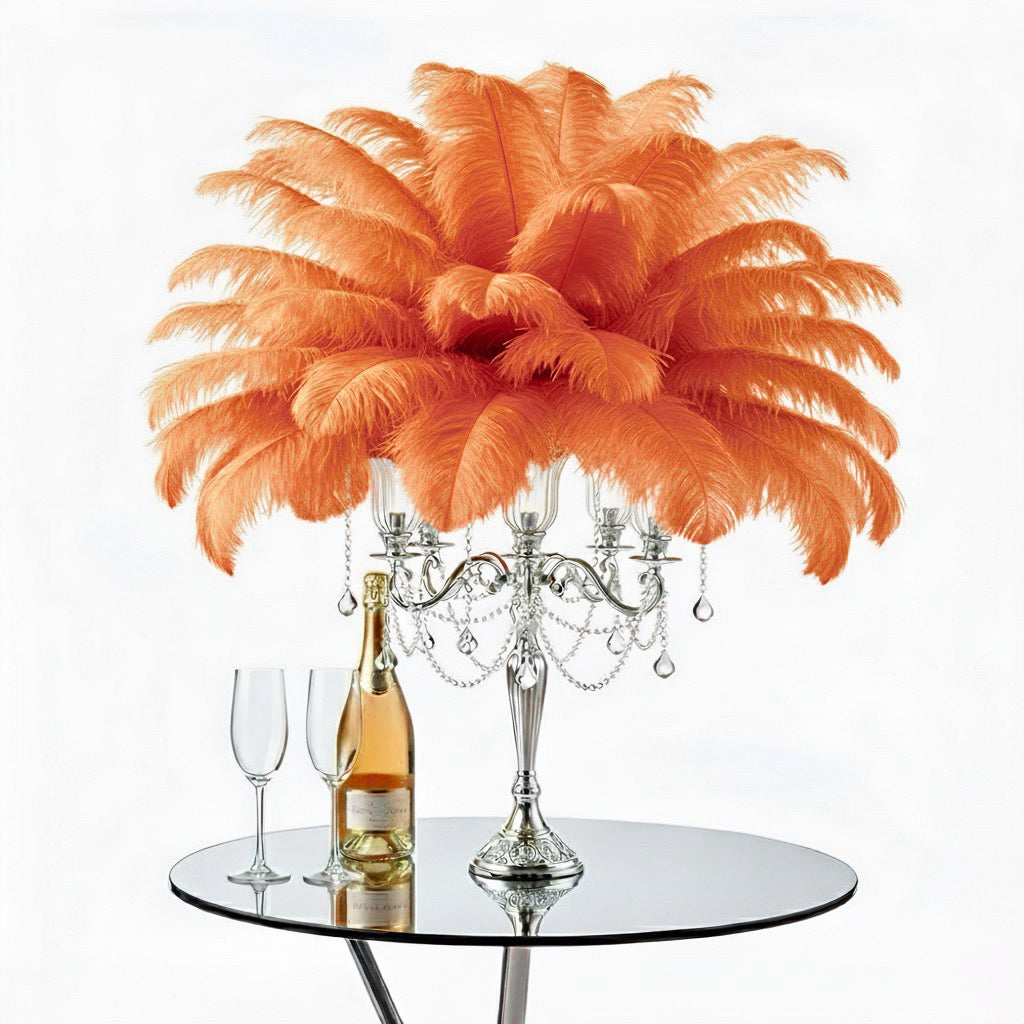 Ostrich Flexible Feathers 13-16" (Champagne)