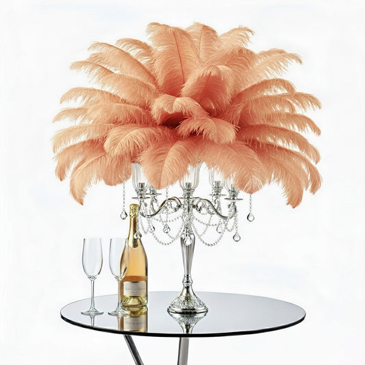 Ostrich Flexible Feathers 13-16" (Apricot)