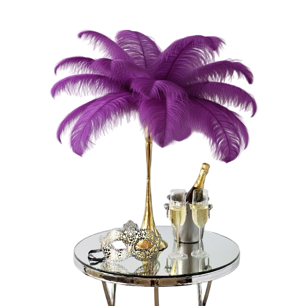 Ostrich Feather Spad Plumes 13-16" (Plum)