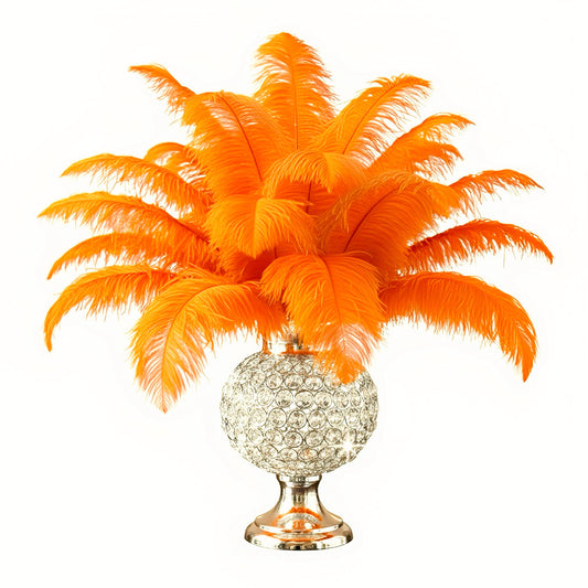 Ostrich Flexible Feathers 11-14" (Orange)
