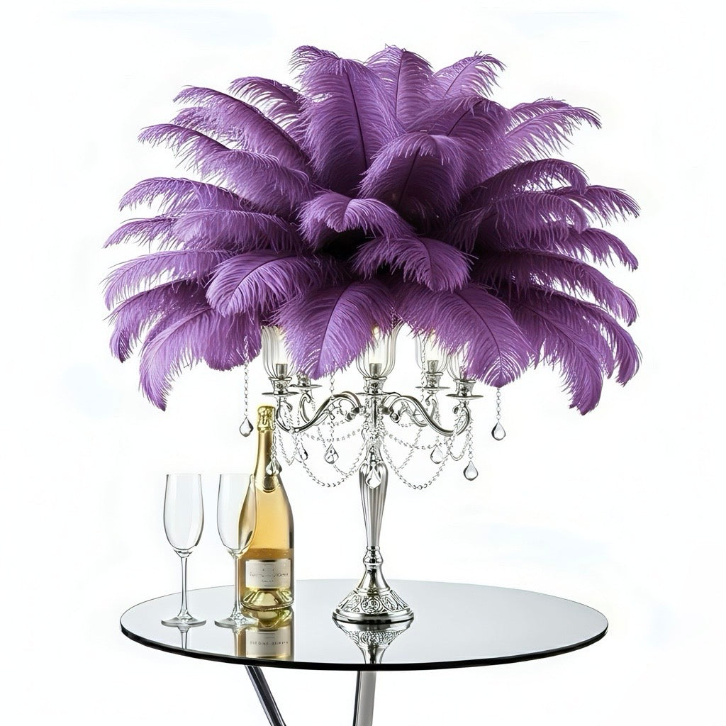 Ostrich Flexible Feathers 13-16" (Purple)