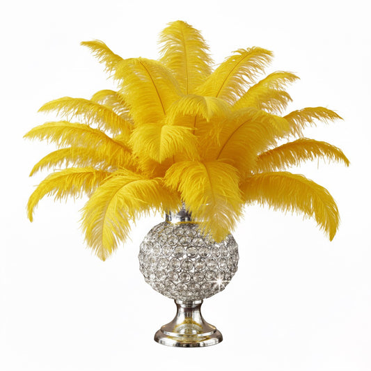 Ostrich Flexible Feathers 11-14" (Golden Yellow)
