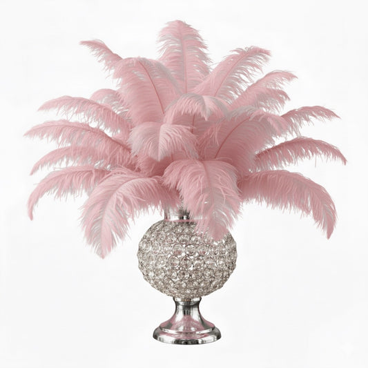 Ostrich Flexible Feathers 11-14" (Baby Pink)