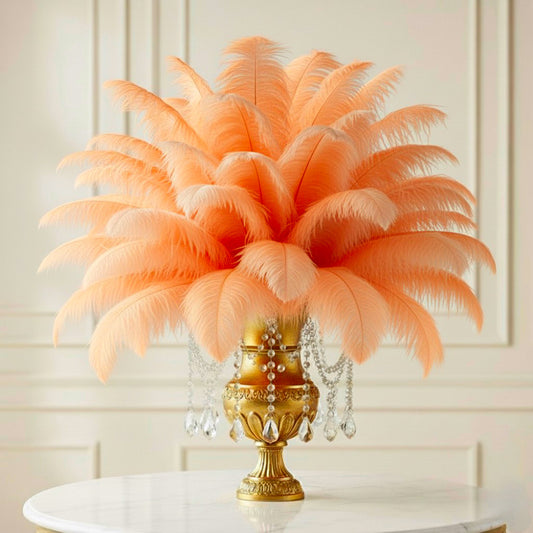 Ostrich Feather Rental 16-20" (Apricot) - 250pcs