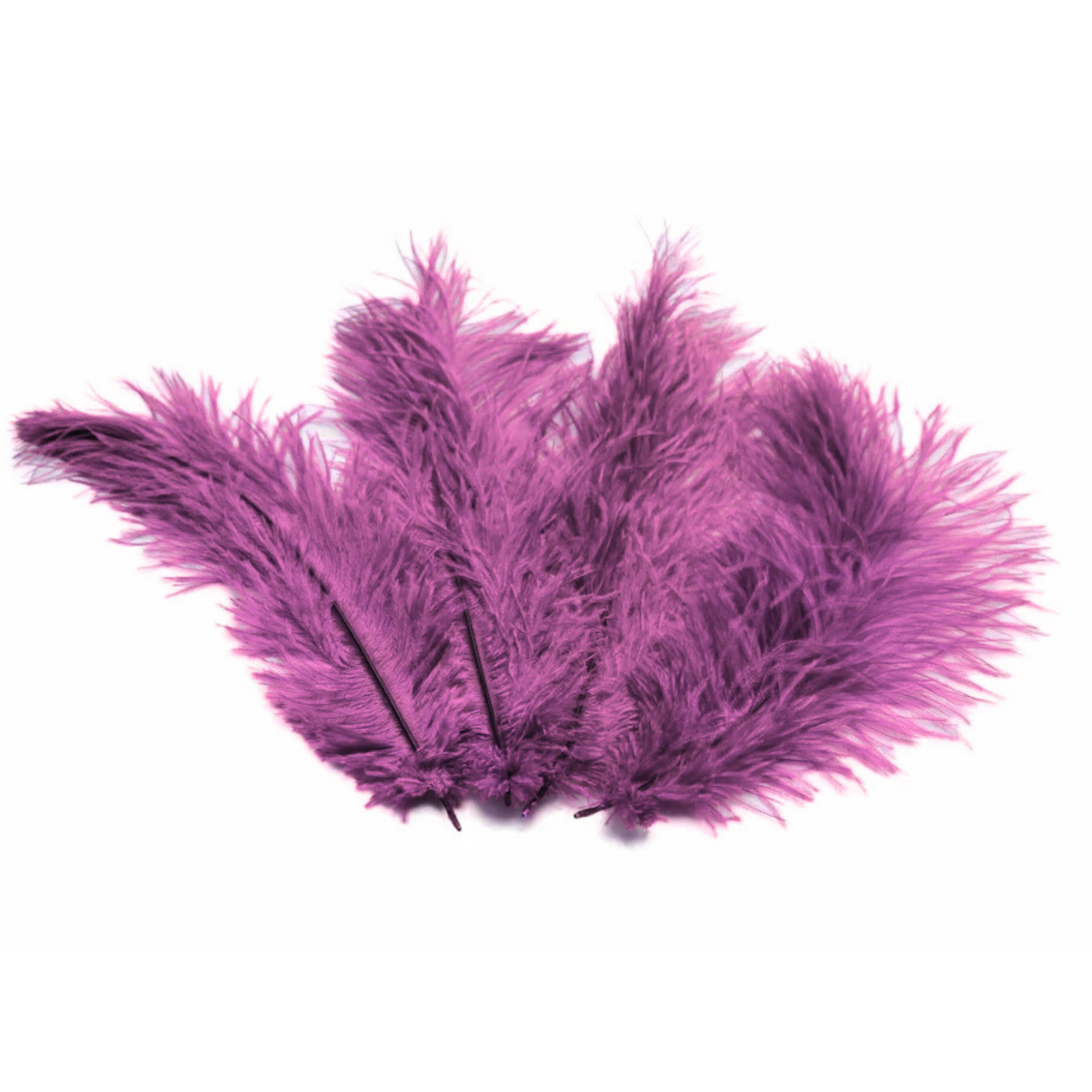 Ostrich Flexible Feathers 13-16" (Dusty Rose)