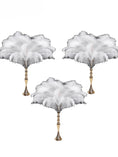 Load image into Gallery viewer, Natural White Ostrich Feathers 100 pcs. 13-17 inch Bulk Ostrich Feathers
