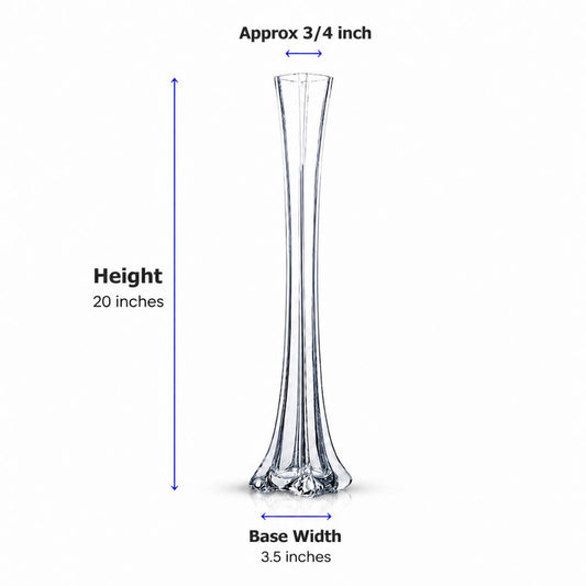 Eiffel Tower Vase, Pack of 6