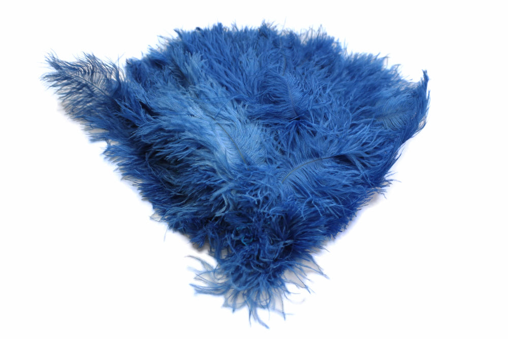 Ostrich Flexible Feathers 13-16" (Royal Blue) - Buy Ostrich Feathers