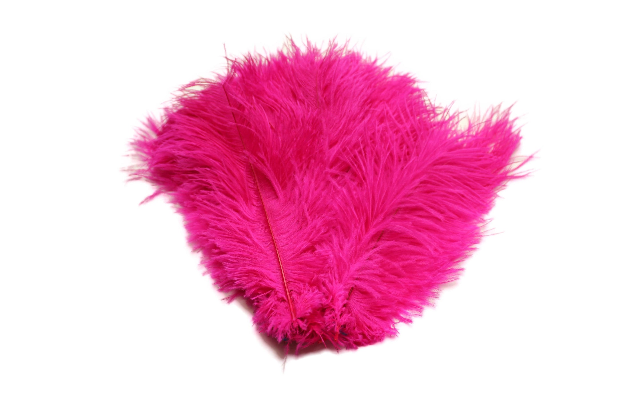 Ostrich Flexible Feathers 9-12" (Fuschia) - Buy Ostrich Feathers