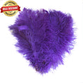 Load image into Gallery viewer, BULK 1/2lb Ostrich Feather Tail Plumes 15-20" (Purple) - Buy Ostrich Feathers
