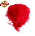 Load image into Gallery viewer, BULK 1/2lb Ostrich Feather Tail Plumes 15-20" (Red) - Buy Ostrich Feathers
