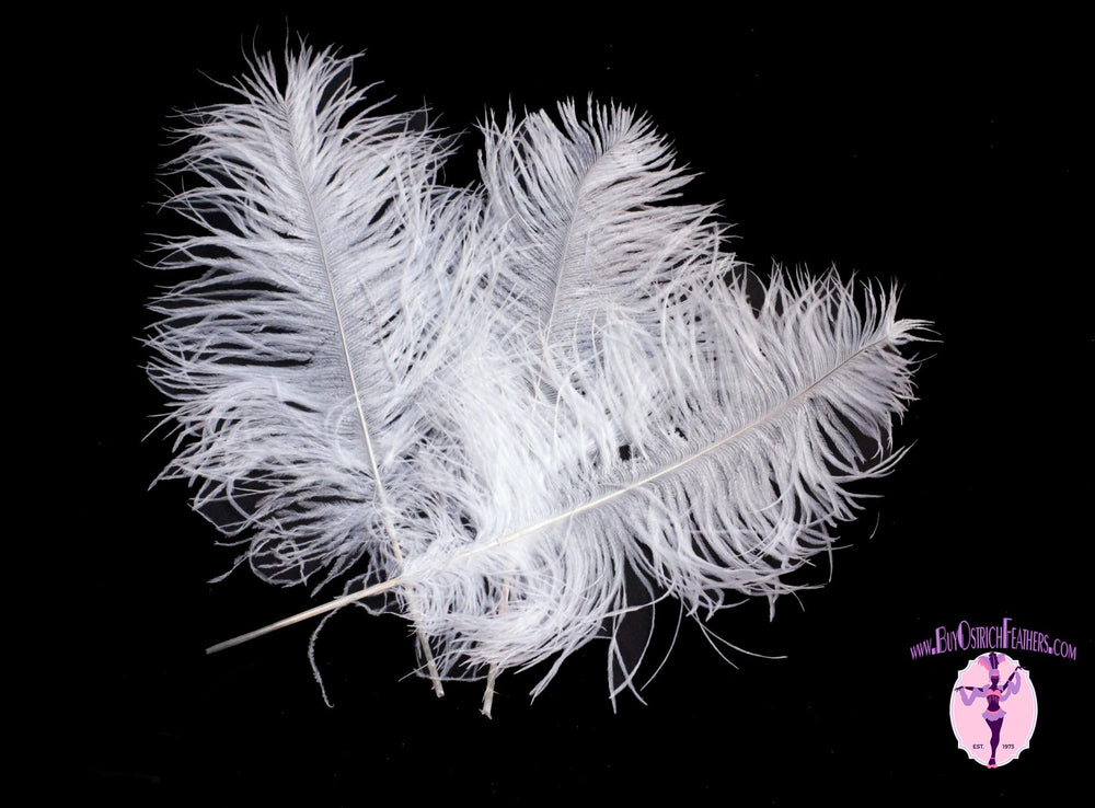 BULK 1/2lb Ostrich Feather Tail Plumes 15-20 (Baby Pink) for Sale