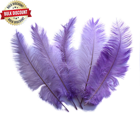 BULK 1/4lb Ostrich Feather Spad Plumes 12-16" (Lavender) - Buy Ostrich Feathers