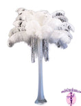 Load image into Gallery viewer, Ostrich Feather Tail Plumes 15-18" (White) - Buy Ostrich Feathers
