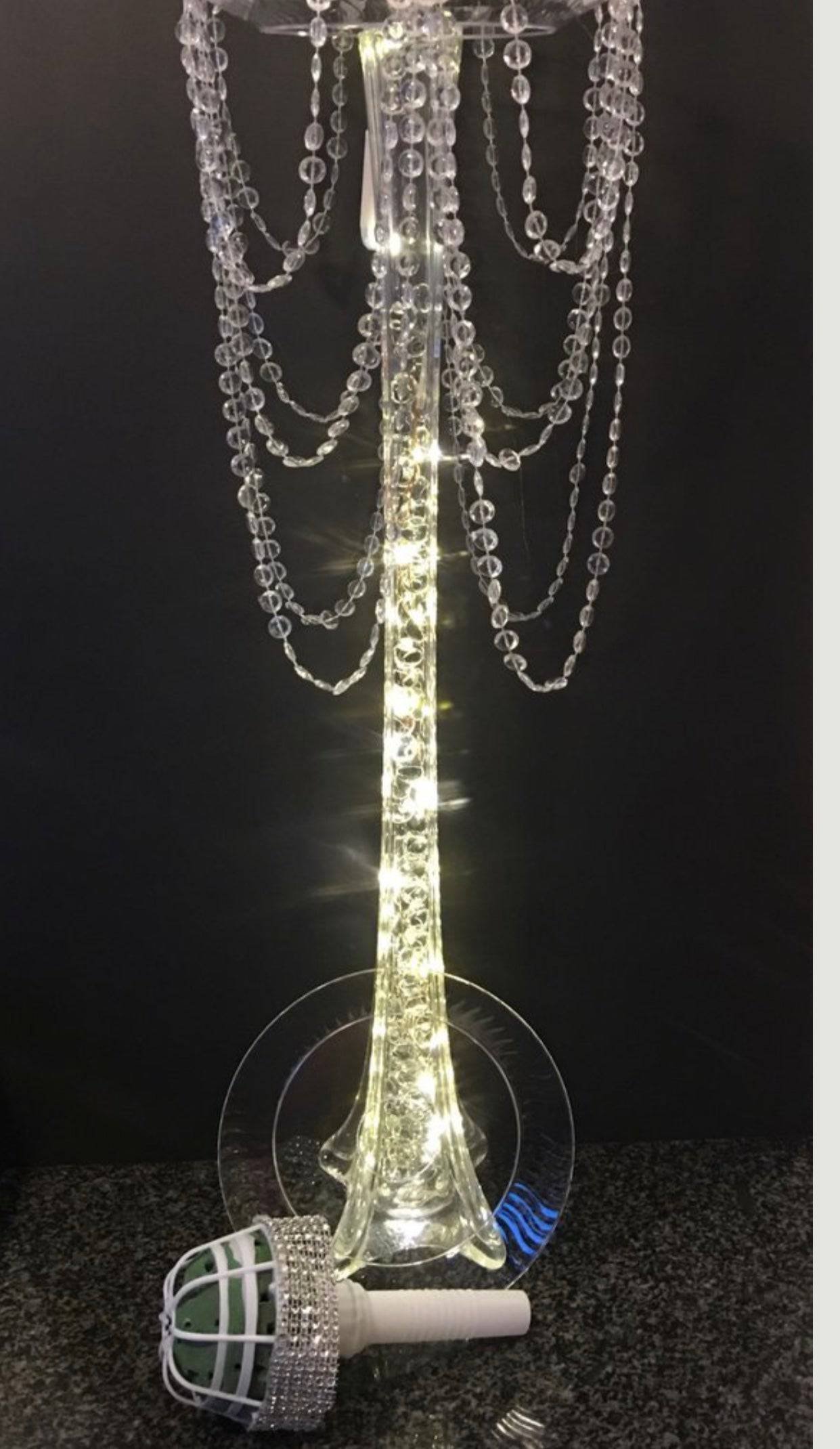 
                  
                    White LED Centerpiece LIGHTS 6' Long Strand with 20 mini-lights, Lithium Batteries Included, Water Resistant. - Buy Ostrich Feathers
                  
                